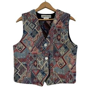 Vintage Norm Thompson Vest Size Large Women’s